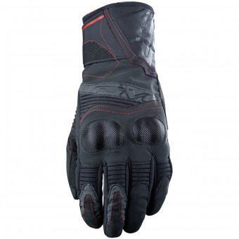 Motorcycle Gloves Five WFX2 WP Black Red