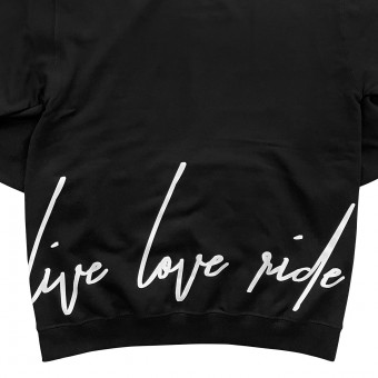 iCasque iCasque Hoodie Live Love Ride Black