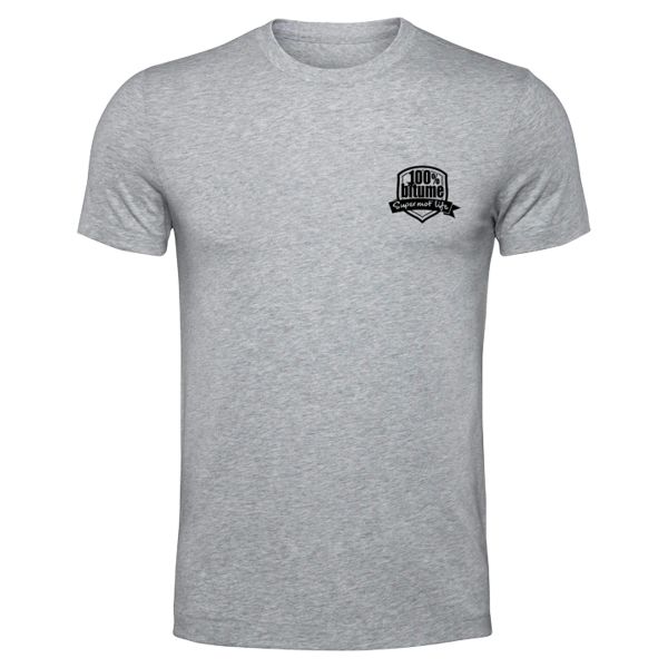 T-Shirt 100% Bitume Supermot Life Grey ready to ship | iCasque.co.uk