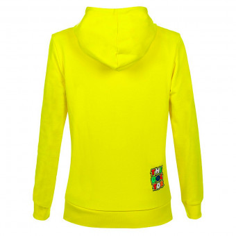 VR 46 Hoodie Woman Stripes Yellow